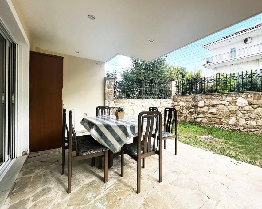 Eva'S Villas 2室温馨庭院拥有私家停车位 Glyka Nera Bagian luar foto