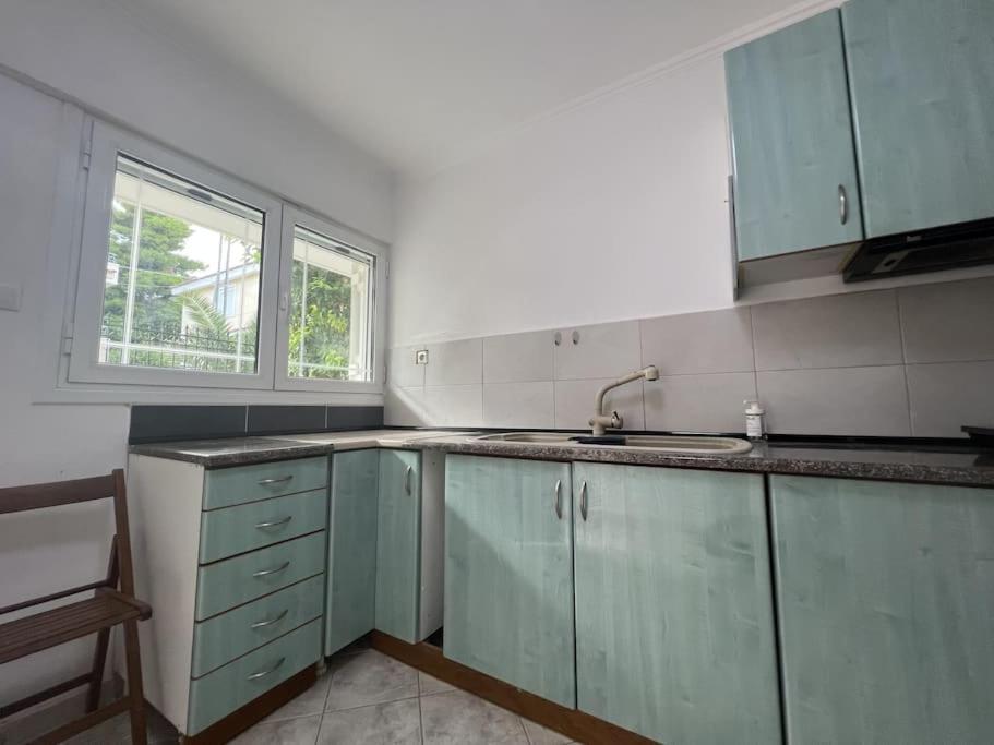 Eva'S Villas 2室温馨庭院拥有私家停车位 Glyka Nera Bagian luar foto